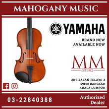 Yamaha V3SKA34 3/4 Size Beginner Acoustic Violin with Case for 9-11 years old