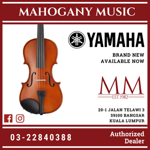 Yamaha V3SKA34 3/4 Size Beginner Acoustic Violin with Case for 9-11 years old