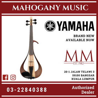 Yamaha YEV104 4-string Electric Violin - Natural