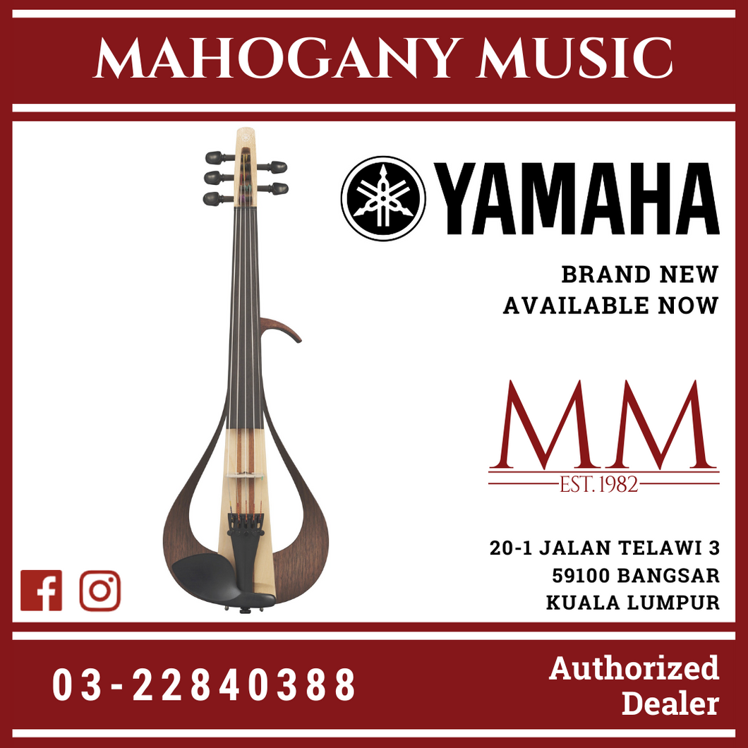 Yamaha YEV105 5-string Electric Violin - Natural