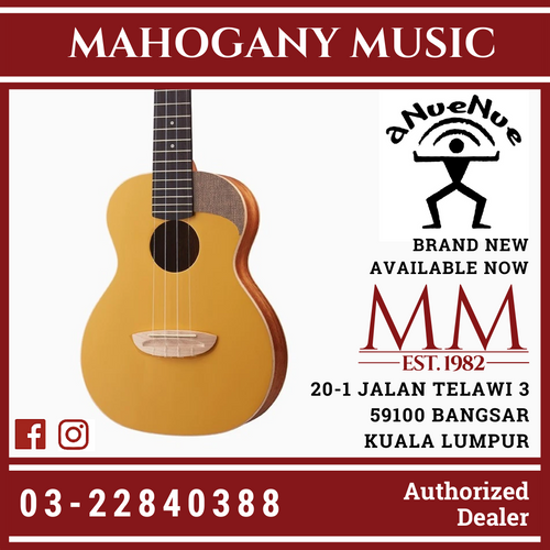 aNueNue U Color UC10 GGE Golden Glow Ukulele Yellow