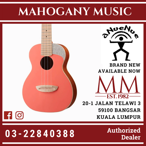 aNueNue U Color UC10 LCE Living Coral Ukulele Pink