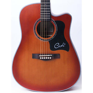 Cate 41" QM714C Retro Finish Acoustic Guitar
