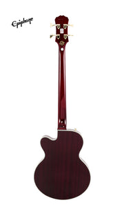 Epiphone Allen Woody Rumblekat Artist Series Semi-Hollowbody Bass Guitar - Wine Red