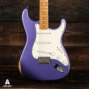 [PREORDER] Fender Vintera Road Worn Mischief Maker 1960 Stratocaster Electric Guitar, Purple Metallic