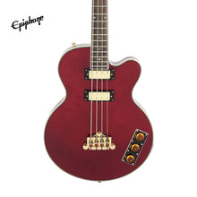 Epiphone Allen Woody Rumblekat Artist Series Semi-Hollowbody Bass Guitar - Wine Red