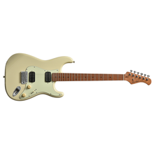 Bacchus BST-3-RSM/M-OWH Universe Series Roasted Maple Electric Guitar, Olympic White