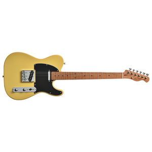 Bacchus BTE-1-RSM/M-BBD Universe Series Roasted Maple Electric Guitar, Butterscotch Blonde