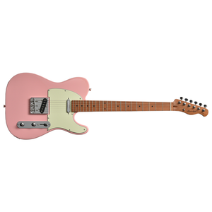 Bacchus BTE-1-RSM/M-SLPK Universe Series Roasted Maple Electric Guitar, Shell Pink