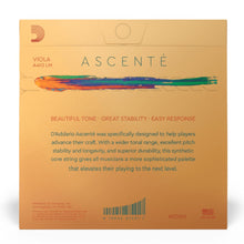 D’Addario A410 LM Ascente Viola String Set, Long Scale, Medium Tension