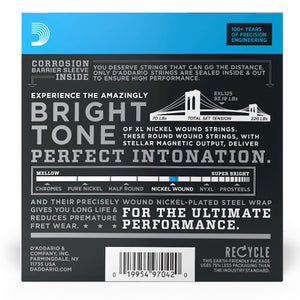 D’Addario EXL125-10P XL Nickel Wound Electric Guitar Strings, Super Light Top/ Regular Bottom, 9-46 Gauge, 10-Pack