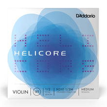 D’Addario H310 1/2M Helicore Violin String Set, 1/2 Scale, Medium Tension