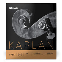 D’Addario K610 3/4M Kaplan Double Bass String Set, 3/4 Scale, Medium Tension