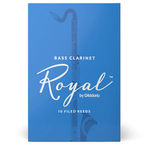 Royal by D’Addario REB1030 Bass Clarinet Reeds, Strength 3.0, 10-Pack