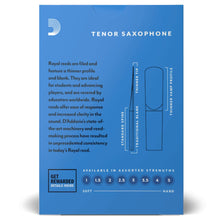 Royal by D’Addario RKB1030 Tenor Saxophone Reeds, Strength 3.0, 10-Pack