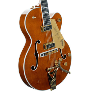 [PREORDER] Gretsch G6120TG-DS Players Edition Nashville Hollowbody Electric Guitar w/Bigsby, Roundup Orange