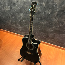 Takamine EF341 Black Cutaway Acoustic Guitar