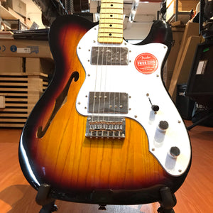 Fender Squier Vintage Modified 72 Telecaster Thinline Maple Neck 3 Tone Sunburst Electric Guitar