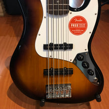 Fender Squier Affinity V Brown Sunburst 5 String Jazz Bass Guitar