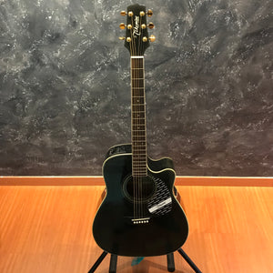 Takamine EG334 Cutaway Dreadnought Black Acoustic Guitar