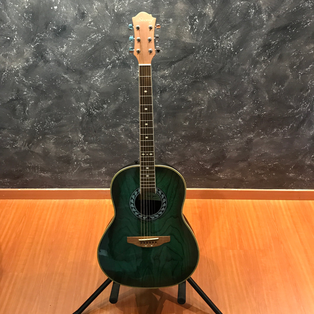 Stony HRB50 Green Acoustic Guitar