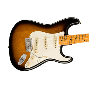 [PREORDER] Fender American Vintage II 57 Stratocaster Electric Guitar, Maple FB, 2-Tone Sunburst
