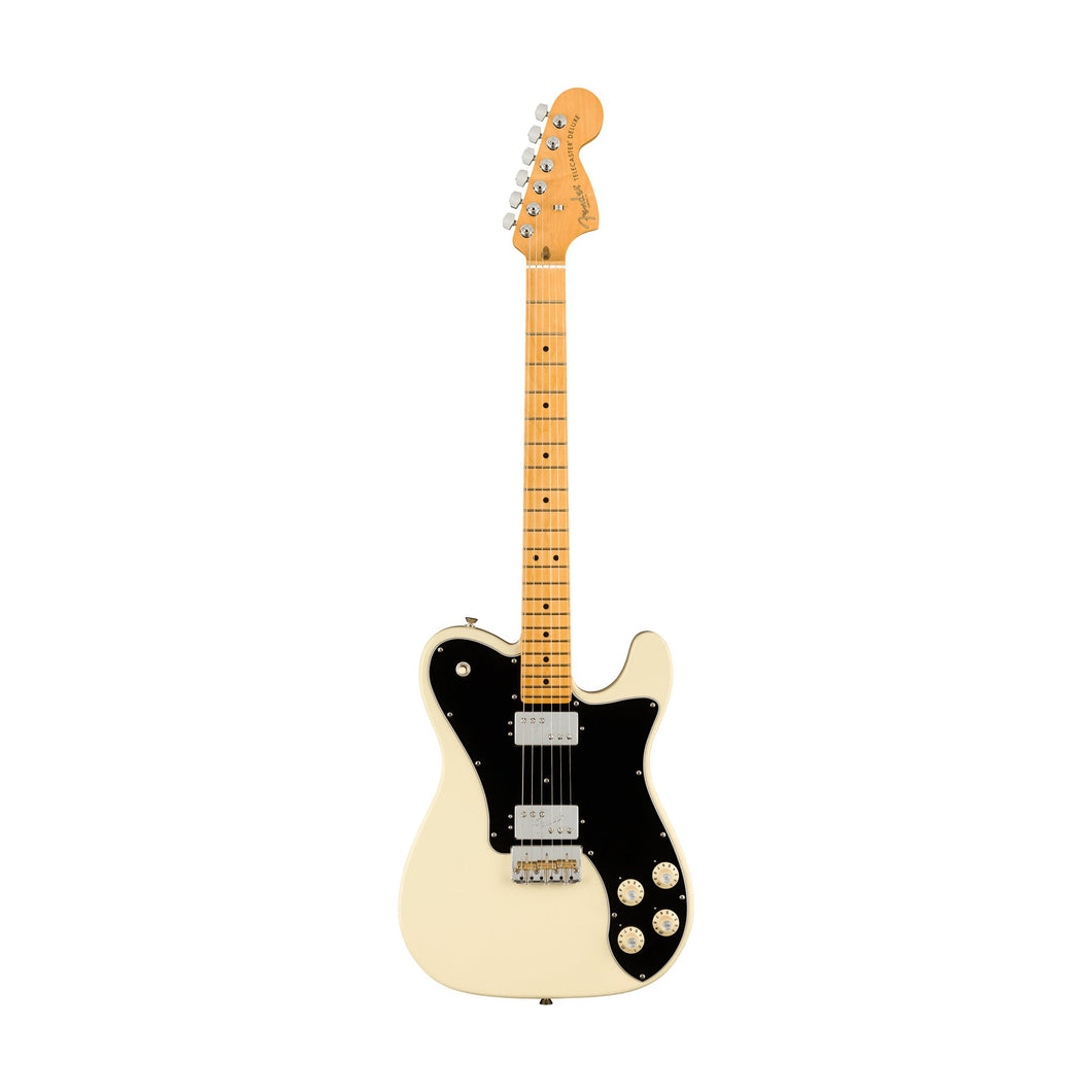 [PREORDER 2 WEEKS] Fender American Professional II Telecaster Deluxe Electric Guitar, Maple FB, Olympic White