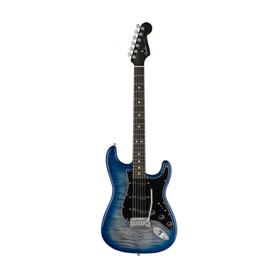 [PREORDER 2 WEEKS] Fender American Ultra Stratocaster Electric Guitar, Ebony FB, Denim Burst