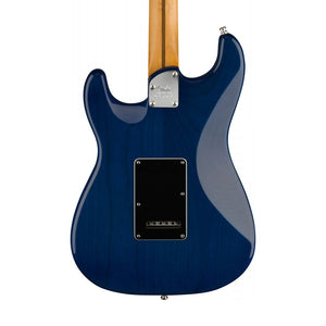 [PREORDER 2 WEEKS] Fender American Ultra Stratocaster Electric Guitar, Ebony FB, Denim Burst