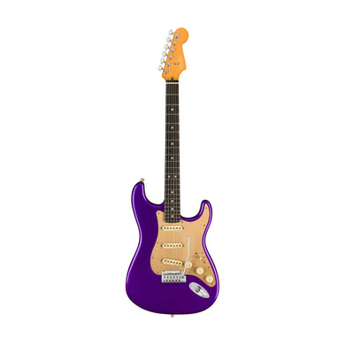 [PREORDER 2 WEEKS] Fender FSR American Ultra Stratocaster Electric Guitar, Ebony FB, Plum Metallic