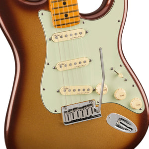 [PREORDER] Fender American Ultra Stratocaster Electric Guitar, Maple FB, Mocha Burst