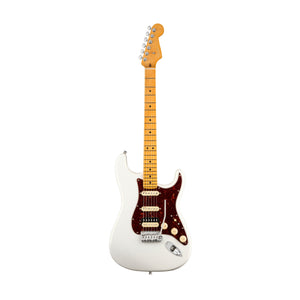 [PREORDER] Fender American Ultra HSS Stratocaster Electric Guitar, Maple FB, Arctic Pearl