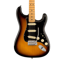 [PREORDER] Fender American Ultra Luxe Stratocaster Electric Guitar, Maple FB, 2-Color Sunburst