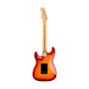[PREORDER] Fender American Ultra Luxe Stratocaster Electric Guitar, Maple FB, Plasma Red Burst