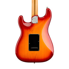 [PREORDER] Fender American Ultra Luxe Stratocaster Electric Guitar, Maple FB, Plasma Red Burst