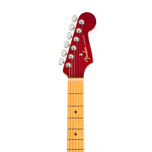 [PREORDER] Fender American Ultra Luxe Stratocaster Electric Guitar, Maple FB, Plasma Red Burst