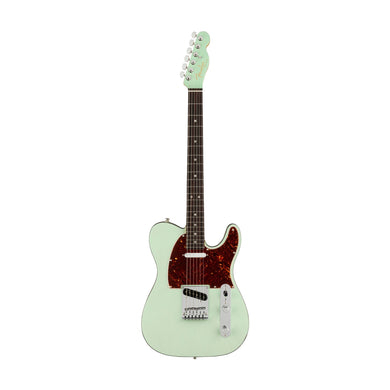 [PREORDER 2 WEEKS] Fender American Ultra Luxe Telecaster Electric Guitar, RW FB, Transparent Surf Green