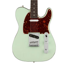 [PREORDER 2 WEEKS] Fender American Ultra Luxe Telecaster Electric Guitar, RW FB, Transparent Surf Green