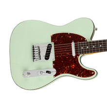 [PREORDER 2 WEEKS] Fender American Ultra Luxe Telecaster Electric Guitar, RW FB, Transparent Surf Green