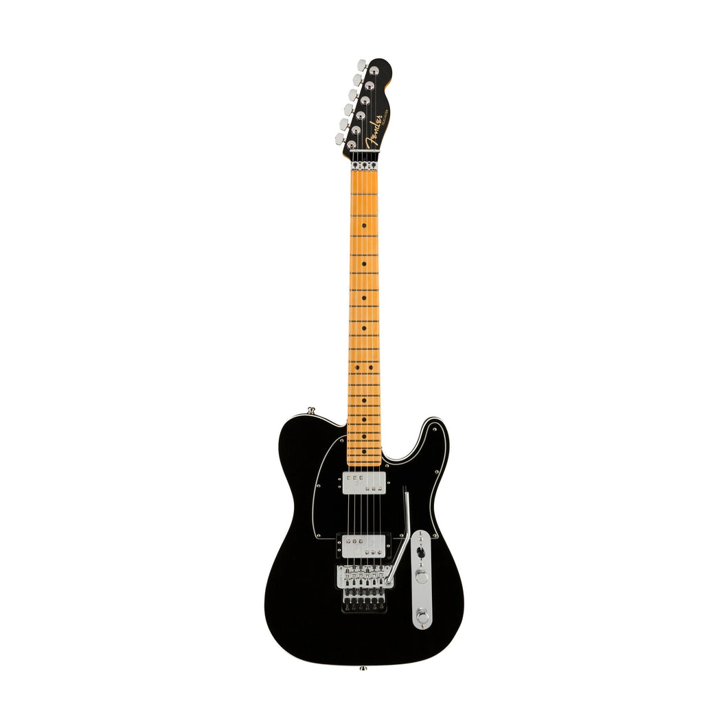 [PREORDER 2 WEEKS] Fender American Ultra Luxe Telecaster Floyd Rose HH Electric Guitar, Maple FB, Mystic Black