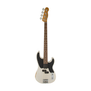 [PREORDER] Fender Mike Dirnt Road Worn Precision Bass Guitar, RW FB, White Blonde