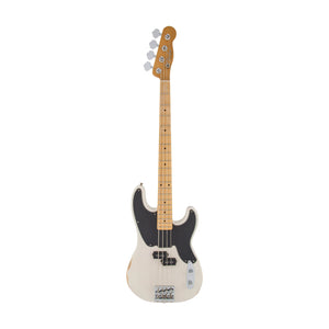 [PREORDER] Fender Mike Dirnt Road Worn Precision Bass Guitar, Maple FB, White Blonde