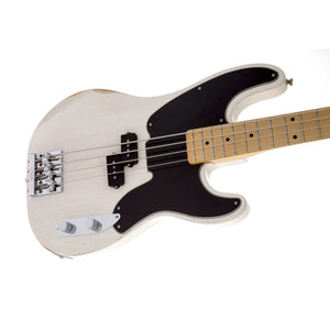 [PREORDER] Fender Mike Dirnt Road Worn Precision Bass Guitar, Maple FB, White Blonde