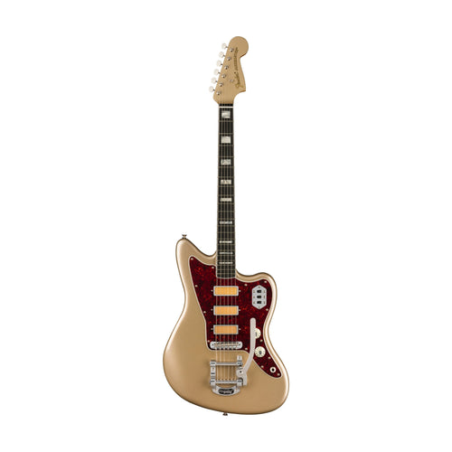 [PREORDER] Fender Gold Foil Jazzmaster Electric Guitar, Ebony FB, Shoreline Gold