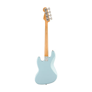 [PREORDER] Fender Gold Foil Jazz Bass 4-String Bass Guitar, Ebony FB, Sonic Blue
