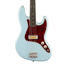 [PREORDER] Fender Gold Foil Jazz Bass 4-String Bass Guitar, Ebony FB, Sonic Blue