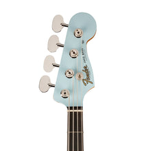 [PREORDER] Fender Gold Foil Jazz Bass 4-String Bass Guitar, Ebony FB, Sonic Blue