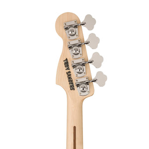 [PREORDER] Fender Troy Sanders Precision Bass 4-String Guitar, RW FB, Silverburst