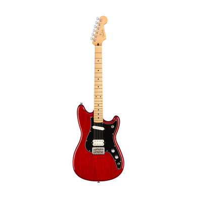 [PREORDER 2 WEEKS] Fender Player Duo-Sonic HS Electric Guitar, Maple FB, Crimson Red Transparent