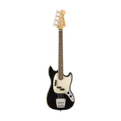 [PREORDER 2 WEEKS] Fender Justin Meldal-Johnson Road Worn Mustang Bass Guitar, Black